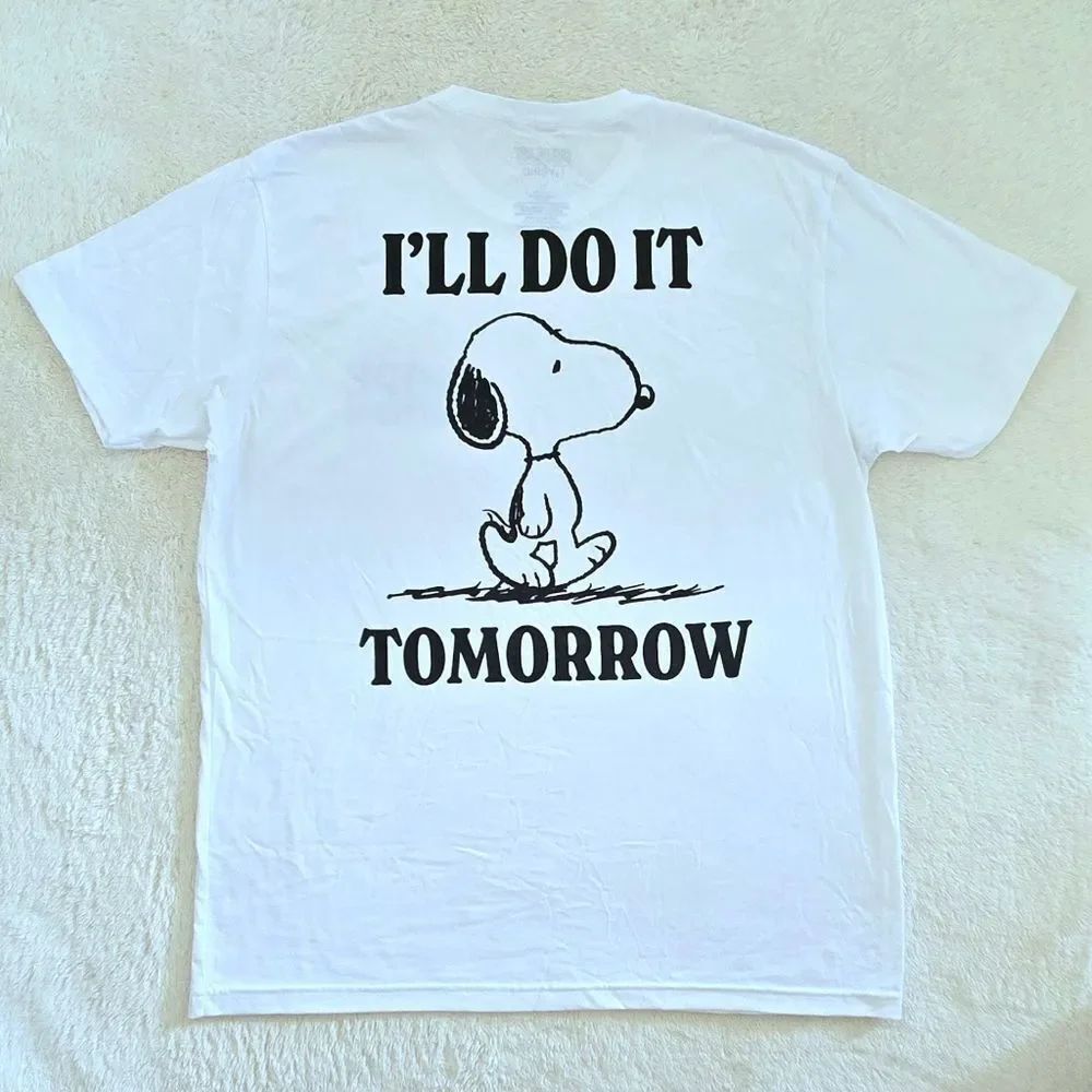 Peanuts🥜 X Hybrid Apparel Snoopy🐕 "Nope Not Today"🙅‍♂️ Graphic Tee👕 - NWOT